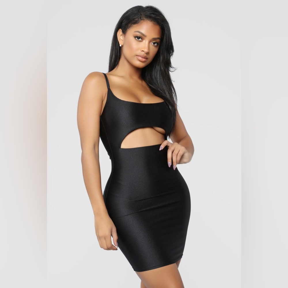 Brand New Fashion Nova Black Mini Dress in Size Small
